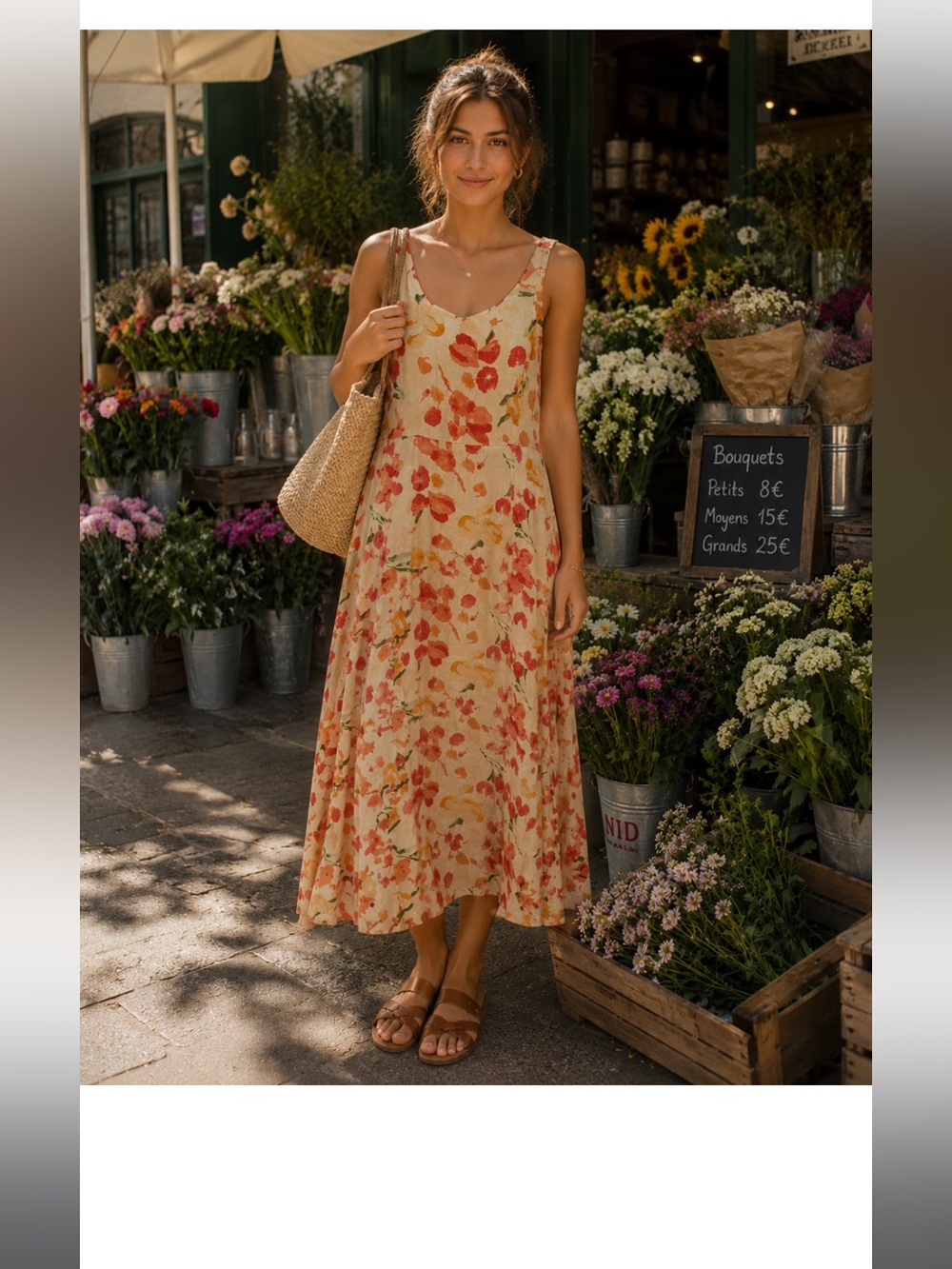 Pretty 90s vintage summer dress